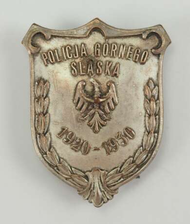 Polen: Erinnerungsabzeichen der Polizei Oberschlesiens für die Jahre 1920-1930. - фото 1