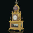 AN IMPERIAL CHINESE ORMOLU AND PASTE-SET AUTOMATON, MUSICAL AND STRIKING TABLE CLOCK - Auction prices