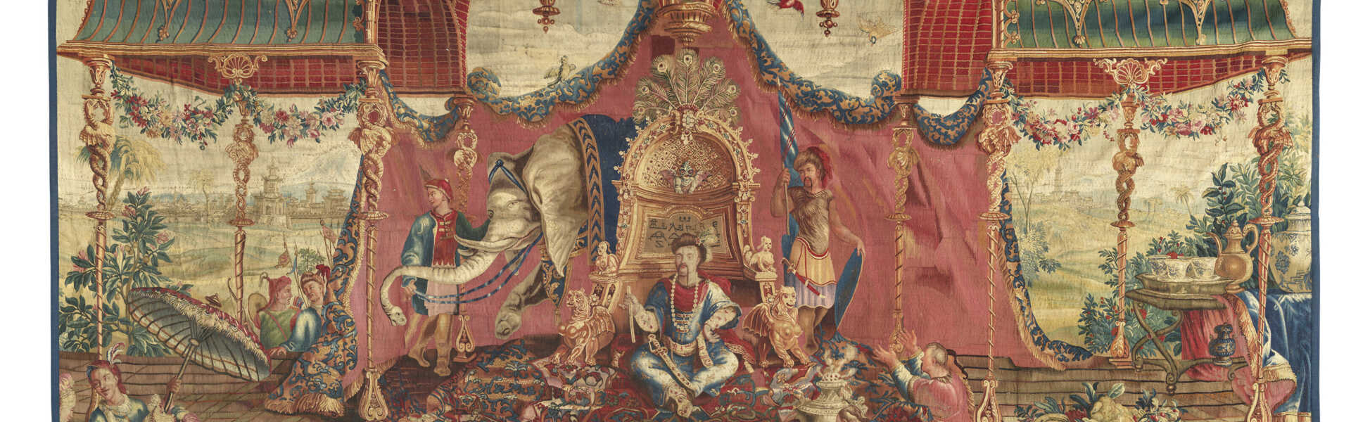 A LOUIS XIV BEAUVAIS TAPESTRY