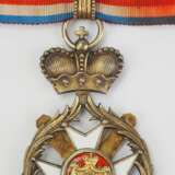 Serbien: Orden des Kreuzes von Takowo, 1. Modell (1865-1868), Komturkreuz. - Foto 3