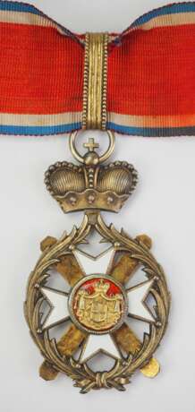 Serbien: Orden des Kreuzes von Takowo, 1. Modell (1865-1868), Komturkreuz. - photo 3