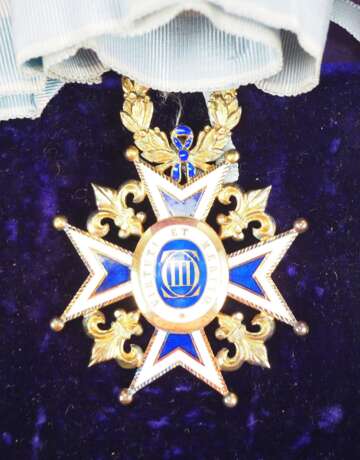 Spanien: Königlicher Orden Karls III., Komtur Satz, im Etui. - photo 4