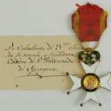 Spanien: Königlicher und Militärischer Orden des heiligen Ferdinand, 5. Modell (1856-1920), Goldenes Kreuz für Offiziere. - Foto 1