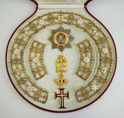 Vatikan: Allerhöchster Orden der Miliz Unseres Herrn Jesus Christus, Kollane, im Etui - Gold. - photo 1