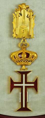 Vatikan: Allerhöchster Orden der Miliz Unseres Herrn Jesus Christus, Kollane, im Etui - Gold. - Foto 3