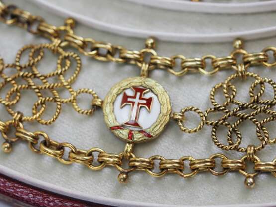 Vatikan: Allerhöchster Orden der Miliz Unseres Herrn Jesus Christus, Kollane, im Etui - Gold. - фото 5