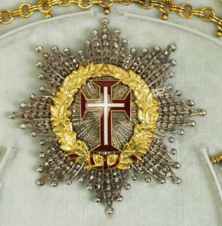 Vatikan: Allerhöchster Orden der Miliz Unseres Herrn Jesus Christus, Kollane, im Etui - Gold. - photo 10