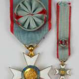 Haiti: Nationaler Ehren- und Verdienstorden, Offizierskreuz mit Miniatur. - фото 1