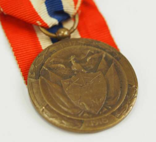 Panama: Medaille der Solidarität 1917/1918, in Bronze. - photo 2