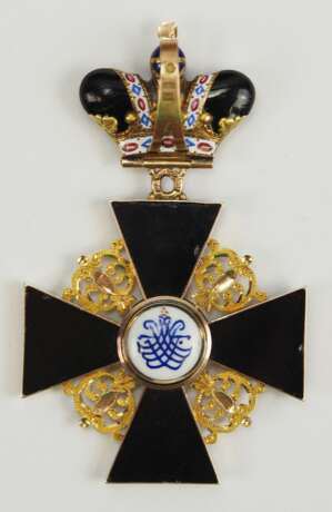 Russland: Orden der heiligen Anna, 2. Modell (1810-1917), 1. Klasse Kleinod, mit Krone - Black Edition. - photo 4