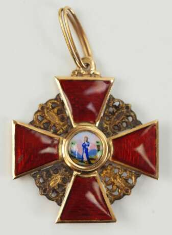 Russland: Orden der heiligen Anna, 2. Modell (1810-1917), 3. Klasse, im Etui. - photo 5