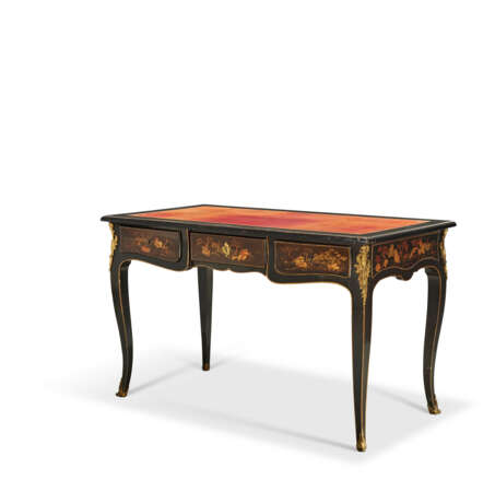 BUREAU PLAT DE STYLE LOUIS XV - Foto 3