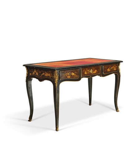 BUREAU PLAT DE STYLE LOUIS XV - Foto 4