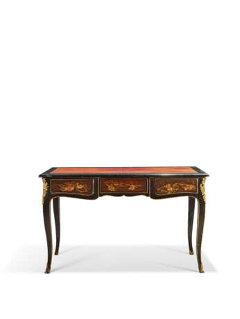 BUREAU PLAT DE STYLE LOUIS XV - Foto 6