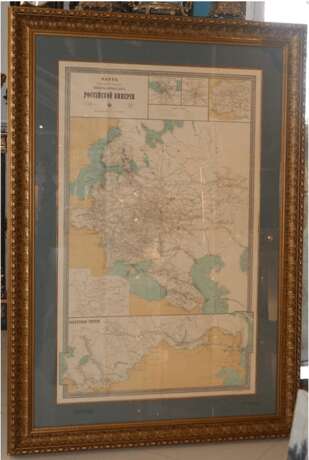 Карта параходных собщений.Петроградъ 1916 г. - photo 1