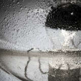 Table lamp model "Medusa". Produced by VeArt, Venice, 1970s. Bubble-blown glass, chromed steel rod. (h 36 cm.) - photo 3