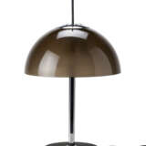 Table lamp model "584/G". Produced by Arteluce, Italy, 1960s/1970s. Metal frame and lacquered base, methacrylate light diffuser. (h 57 cm.; d 35 cm.) (slight defects) | | Literature | M. Romanelli, S. Severi, Gino Sarfatti. Opere scelte 1938-1973, - фото 3