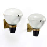 Pair of wall lamps model "LP6 Coppa vetro chiusa - grande" - photo 1