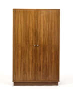 Piero Portaluppi. Two-door wardrobe with nickel-plated brass handles