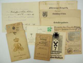 Preussen: Dokumentennachlass eines Unteroffiziers Fuß-Artillerie-Regiment Nr. 7.