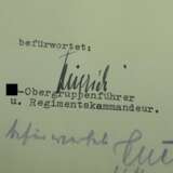 Dokumentennachlass des Ritterkreuzträgers Hauptmann Willie Flechner , 5./ KG 30. - Foto 3