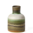 Polychrome painted stoneware vase - Auction prices