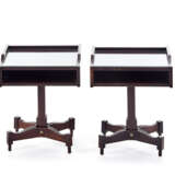 Pair of bedside tables with open compartment - фото 1