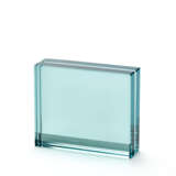 Thick crystal photo frame. 1960s/1970s. (18.2x15x5 cm.) - Foto 1