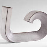 White enamelled stoneware sculpture - Foto 2