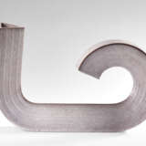 White enamelled stoneware sculpture - Foto 3