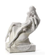 Enrico Mazzolani. "Madre e figlio" | Ceramic sculpture painted in white under glaze. Milan, 1930. Signed, dated and located in black. (h 45 cm.) (defects and restorations) | | Provenance | Private collection, Milan | | Literature | A. Pansera, C. Venturini, Enric