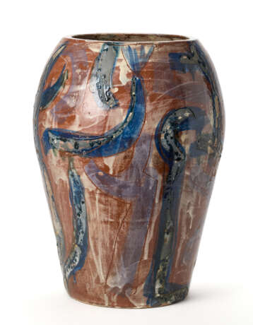 Large vase. Ceramiche San Giorgio, Albisola, 1954. Polychrome enamelled terracotta. Signed and dated at the base. (h 50 cm.; d 33 cm.) (slight defects) | | Provenance | Private collection, Milan - photo 1