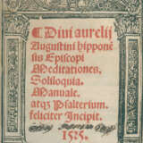 (Pseudo-)Augustinus, Aurelius. - Foto 1