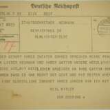 Telegramm von Goering an den Staatssekretär Neumann. - photo 1