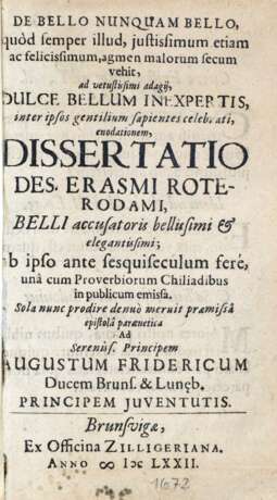 Erasmus Roterodamus,D. - Foto 1