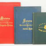 Österreich: Lot von 3 Statutenbüchern. - photo 1