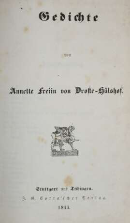 Droste-Hülshoff,A.v. - фото 1