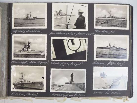 Lot von 3 Fotoalben eines Angehörigen der Zerstörer- und Torpedo-Waffe. - photo 2