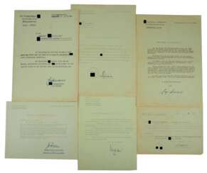 Dokumente aus dem Nachlass des Ritterkreuzträgers SS-Brigadeführer August Wilhelm Trabandt.
