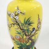 Japanische Cloisonnevase. - Foto 1