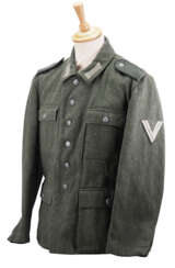 Wehrmacht: Feldjacke M43 eines Obergefreiten der Pioniere.