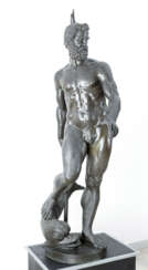 Giovanni da Bologna (1529-1608)-follower, Monumental bronze statue of Neptune