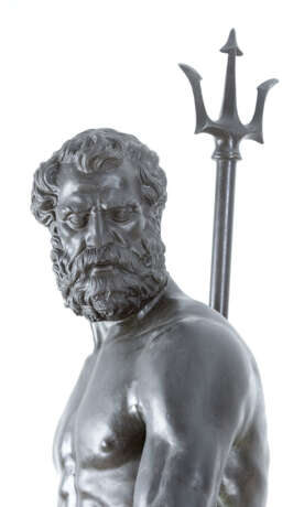 Giovanni da Bologna (1529-1608)-follower, Monumental bronze statue of Neptune - photo 3