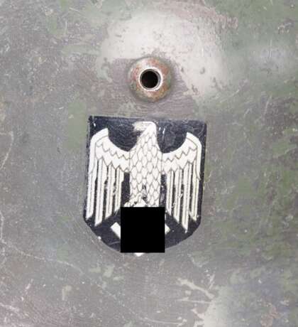 Wehrmacht: Stahlhelm M35 - Doppelemblem. - photo 2