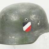 Wehrmacht: Stahlhelm M35 - Doppelemblem. - photo 4