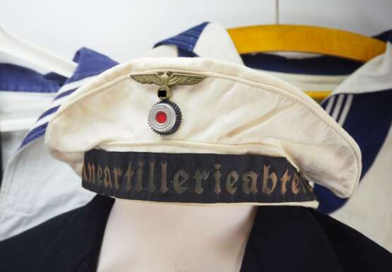 Kriegsmarine: Uniformnachlass eines Matrosengefreiten - 2. Marineartillerieabteilung. - Foto 2