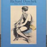 Duschek, Richard (1884 Neugarten-1959 Besigheim) "Kopfweiden", Öl/ Hartfaser, sign. u.l., 40x62 cm, Rahmen, dazu Katalogbuch anlässlich der Retrospektive zum 50. Todestag des Künstlers - Foto 2