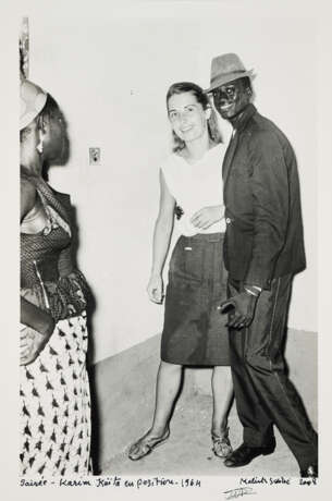 Malick Sidibié. Soirée - Karim Keita en position - 1964 - Foto 1