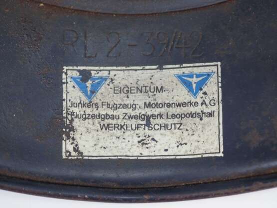 Luftschutz: Gladiator Helm - Junkers Werke. - Foto 5