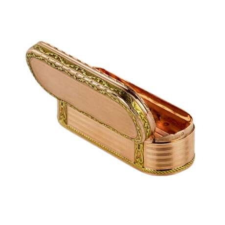 Snuffbox in two-tone gold. France. The turn of the 19th-20th centuries. Gold 14K At the turn of 19th -20th century - photo 5